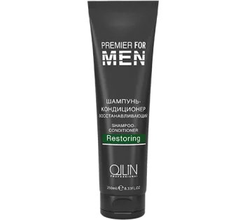 Восстанавливающий шампунь-кондиционер Shampoo-Conditioner Restoring Premier For Men Ollin Professional 250 мл Восстанавливающий шампунь-кондиционер Shampoo-Conditioner Restoring Premier For Men Ollin Professional 250 мл