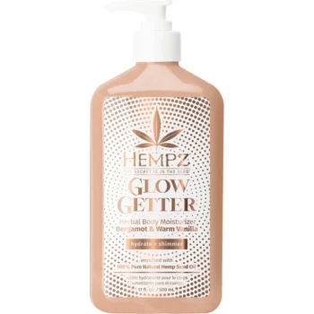 Молочко для тела с мерцающим эффектом Бергамот и Ваниль Hempz Glow Getter Herbal Body Moisturizer Bergamot & Warm Vanilla 500 мл