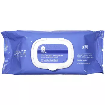 Первые очищающие салфетки Uriage