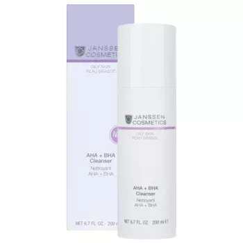 Очищающая эмульсия AHA+BHA Cleanser Janssen Cosmetics
