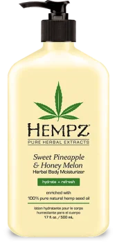 Увлажняющее молочко для тела Ананас и Медовая Дыня Hempz