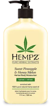 Увлажняющее молочко для тела Ананас и Медовая Дыня Hempz