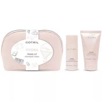 Набор мини-форматов в косметичке Cotril Hydra Pochette Mini Size Travel Kit 1 шт