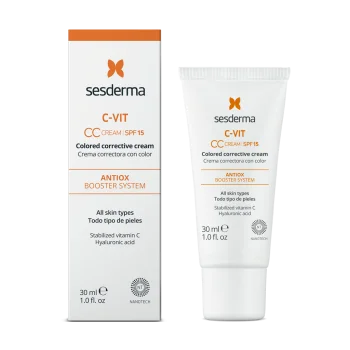 Крем корректирующий тон кожи SPF 15 C-Vit Sesderma