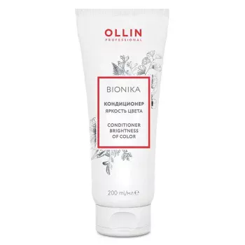 Кондиционер для окрашенных волос Яркость цвета Ollin BioNika Ollin Professional 200 мл