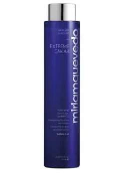Шампунь для глубокого очищения с углем и экстрактом черной икры Extreme Caviar Purifying Charcoal Shampoo Miriam Quevedo 250 мл