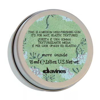 Эластик-гель More Inside для матовых подвижных текстур - Medium Hold Finishing Gum Davines 75 мл