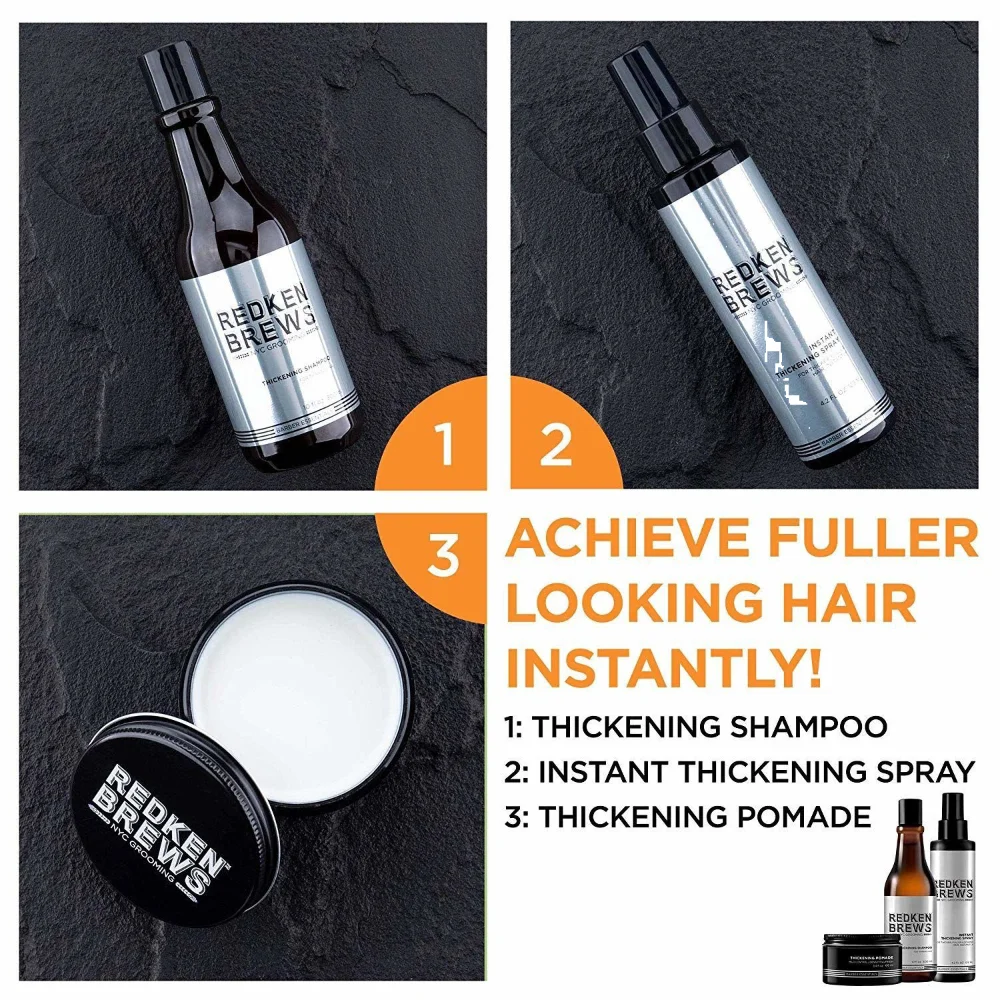 Мужской уплотняющий шампунь Brews Thickening