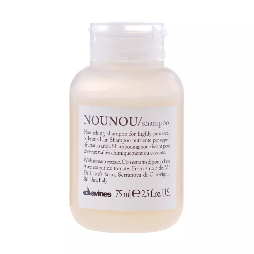 Питательный шампунь для уплотнения волос Nounou shampoo (75 мл)