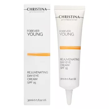 Омолаживающий дневной крем для зоны глаз с SPF -15 Forever Young Rejuvenating Day Eye Cream Christina