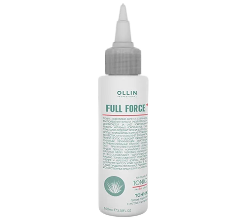 Тоник против перхоти с экстрактом алоэ Ollin Full Force