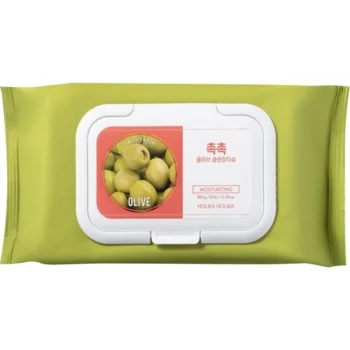 Очищающие салфетки для удаления макияжа с маслом оливы Daily Fresh Olive Cleansing Tissue Holika Holika 300 г