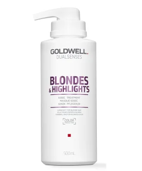Интенсивный уход за 60 секунд для осветленных волос Blondes & Highlights 60sec Treatment Goldwell