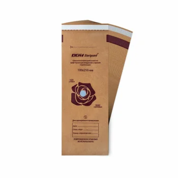 Крафт-пакеты DGM 100х250 мм Чистовье 100 шт