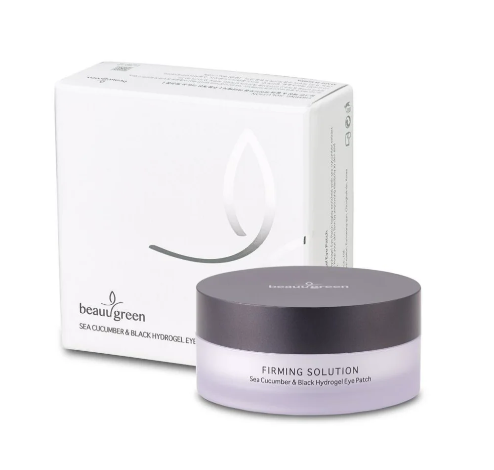 Гидрогелевые патчи для кожи вокруг глаз с экстрактом морского огурца и пудрой черного жемчуга для глаз Hydrogel Sea Cucumber & Black