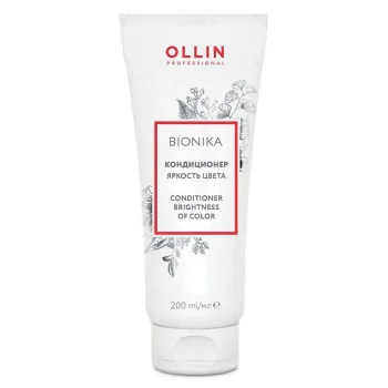 Кондиционер для окрашенных волос Яркость цвета Ollin BioNika Ollin Professional 200 мл