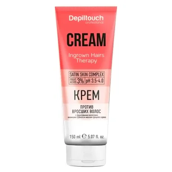 Крем против вросших волос с фруктовыми кислотами, энзимами граната и маслом грецкого орех Depiltouch