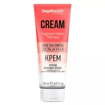 Крем против вросших волос с фруктовыми кислотами, энзимами граната и маслом грецкого орех Depiltouch