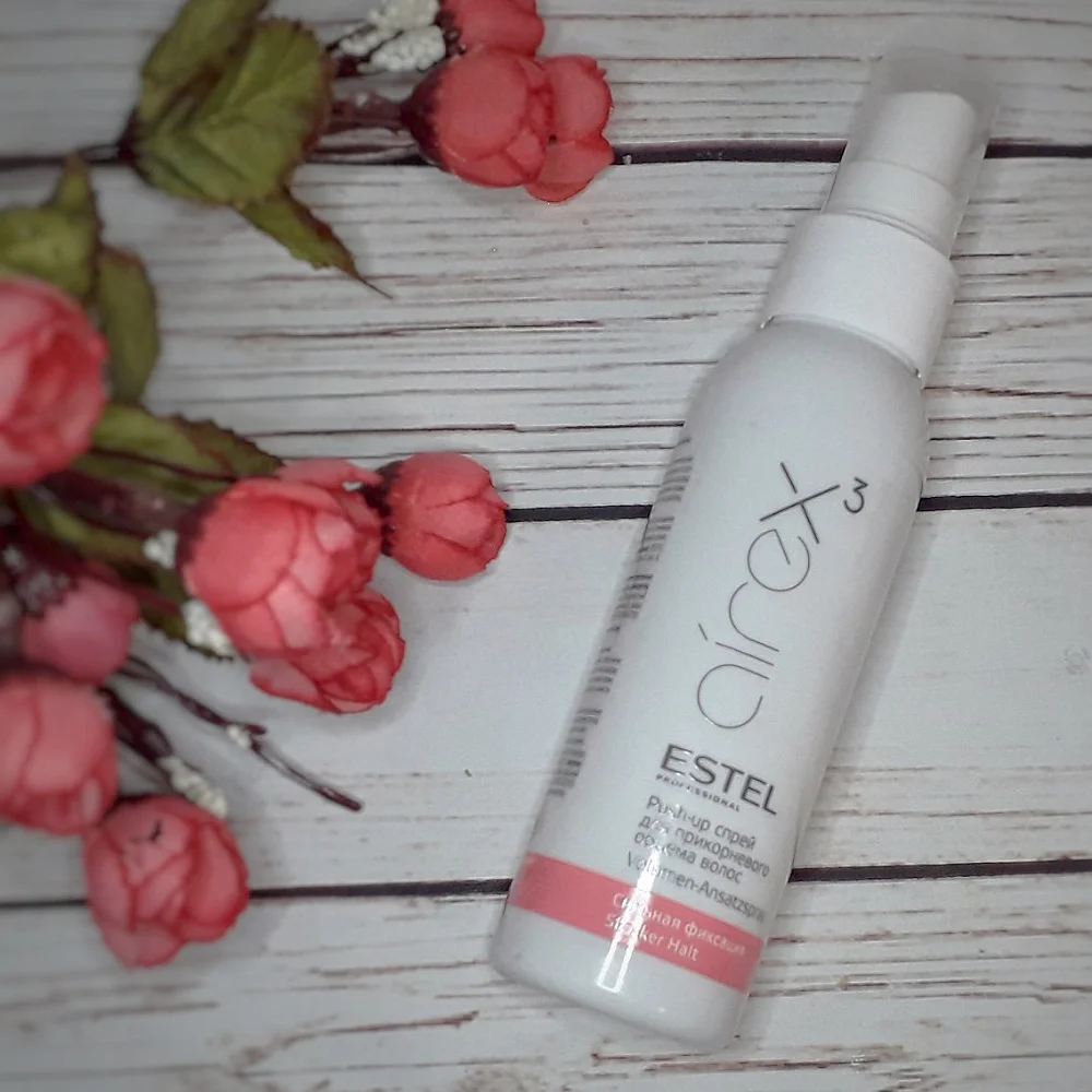 Спрей для прикорневого объема волос Push-up, сильная фиксация Airex