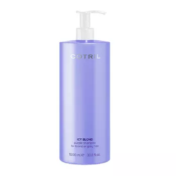 Ежедневный шампунь для холодного блонда Icy Blond Purple Shampoo For Blond Or Grey Hair Cotril