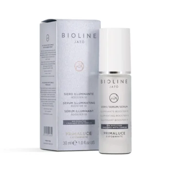 Сыворотка отшелушивающая осветляющая 10% АНА Exfo&White Serum Illuminating Booster Bioline 30 мл