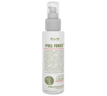 Крем-кондиционер против ломкости с экстрактом бамбука Full Force Ollin Professional