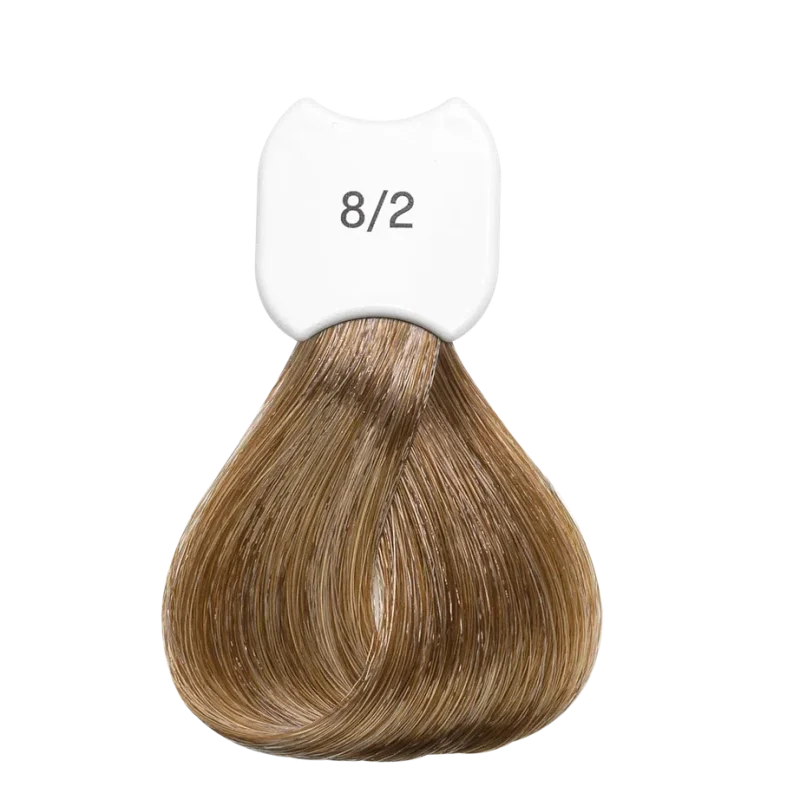 Стойкая крем-краска для волос Kydra Creme (KC00082, 8/2, Blond clair irise, 60 мл, Натуральные/Опаловые/Пепельные оттенки)