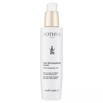 Очищающее молочко для кожи с хрупкими капиллярами с экстрактом гамамелиса Clarity Cleansing Milk Sothys 200 мл