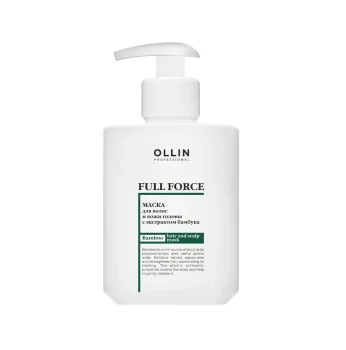 Маска для волос и кожи головы с экстрактом бамбука Ollin Full Force Ollin Professional