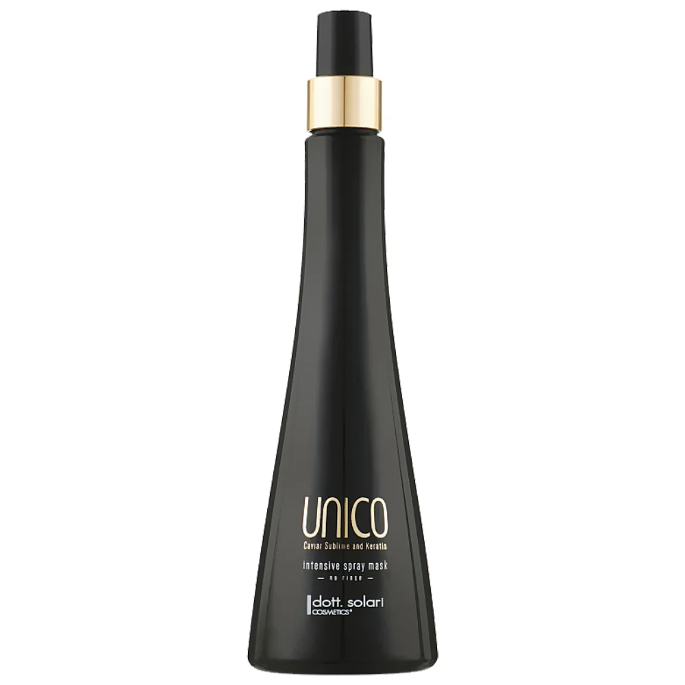 Интенсивная маска-спрей мгновенного действия с экстрактом черной икры и кератином Unico