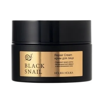 Антивозрастной крем с муцином чёрной улитки Prime Youth Black Snail Repair Cream Holika Holika 50 мл