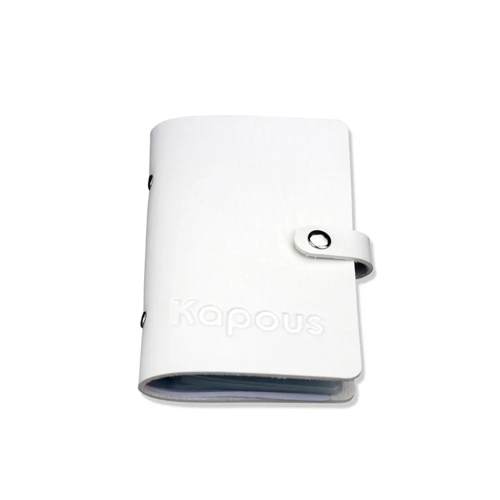 Органайзер для стемпинг пластин на 15 штук белый Crazy story