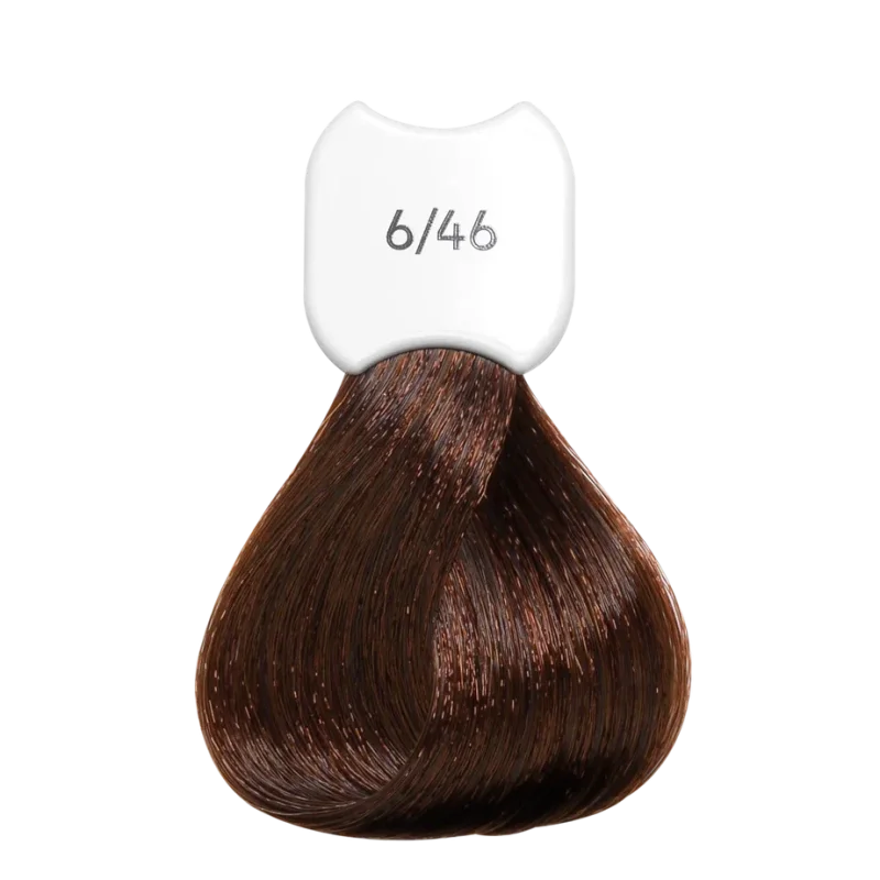 Стойкая крем-краска для волос Kydra Creme (KC00646, 6/46, Vlond fonce cuivre rouge, 60 мл, Золотистые/Медные оттенки)