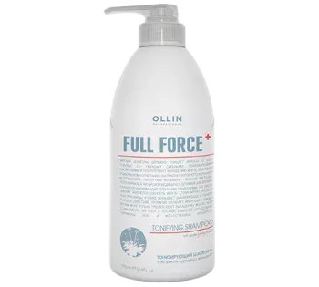 Тонизирующий шампунь с экстрактом пурпурного женьшеня Ollin Full Force Ollin Professional