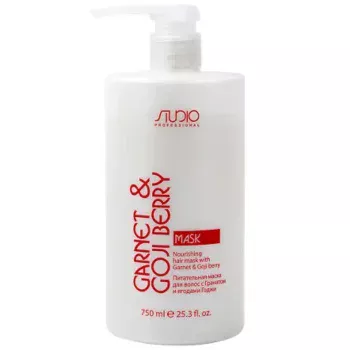 Питательная укрепляющая маска для волос с Гранатом и ягодами Годжи Kapous 750 мл