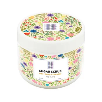 Сахарный скраб для рук, ног и тела Молоко, мед и шоколад Beauty Style 450 мл