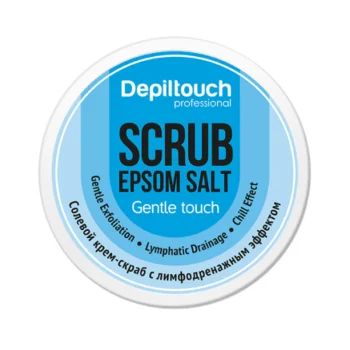 Солевой крем-скраб с лимфодренажным эффектом Depiltouch
