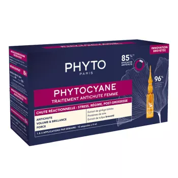 Сыворотка против выпадения волос для женщин в ампулах Phytosolba 12*5 мл