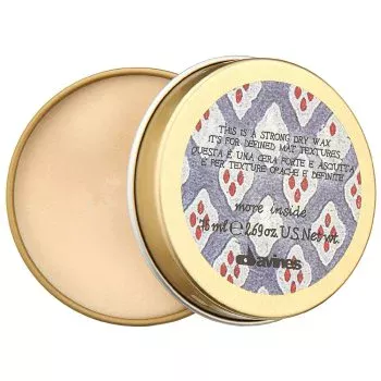 Сухой воск More Inside для текстурных матовых акцент Strong Dry Wax Davines 75 мл