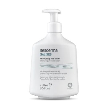 Крем пенящийся для умывания для лица и тела Salises Facial/body foamy soap-free cream Sesderma 250 мл