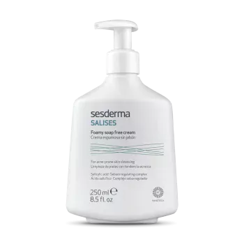 Крем пенящийся для умывания для лица и тела Salises Facial/body foamy soap-free cream Sesderma 250 мл