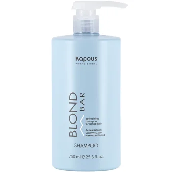 Освежающий шампунь для оттенков блонд Blond bar Kapous 750 мл