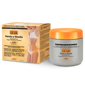 Моделирующая маска для живота и талии с микрокристаллами Турмалина Guam