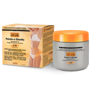 Моделирующая маска для живота и талии с микрокристаллами Турмалина Guam