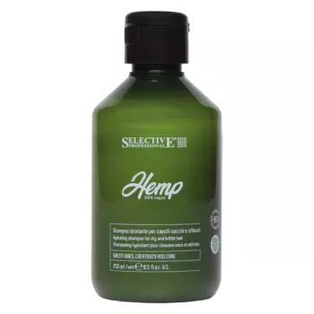 Шампунь увлажняющий для сухих и и ломких волос Hemp Selective Professional
