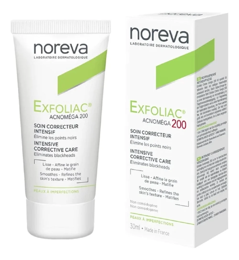 Интенсивный корректирующий крем Exfoliac Acnomega 200