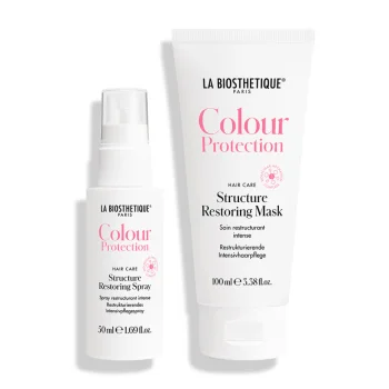 Сильный дуэт для мощной регенерации структуры окрашенных волос Structure Restoring Treatment Duet La Biosthetique 1 шт