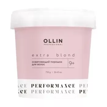 Осветляющий порошок для волос Extra Blond Performance 9+ Ollin Professional 750 г