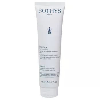 Легкий увлажняющий омолаживающий крем Hydrating satin youth cream Sothys 150 мл