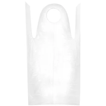 Фартуки люкс в коробке полиэтиленовые Прозрачные 120х70 см Чистовье 70 шт